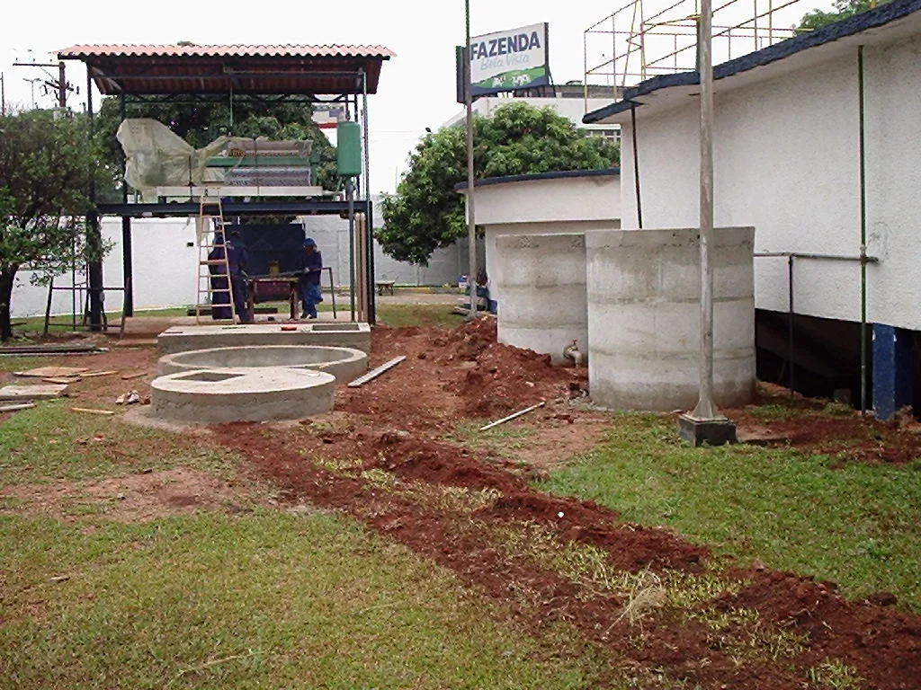 Desidratação de lodo