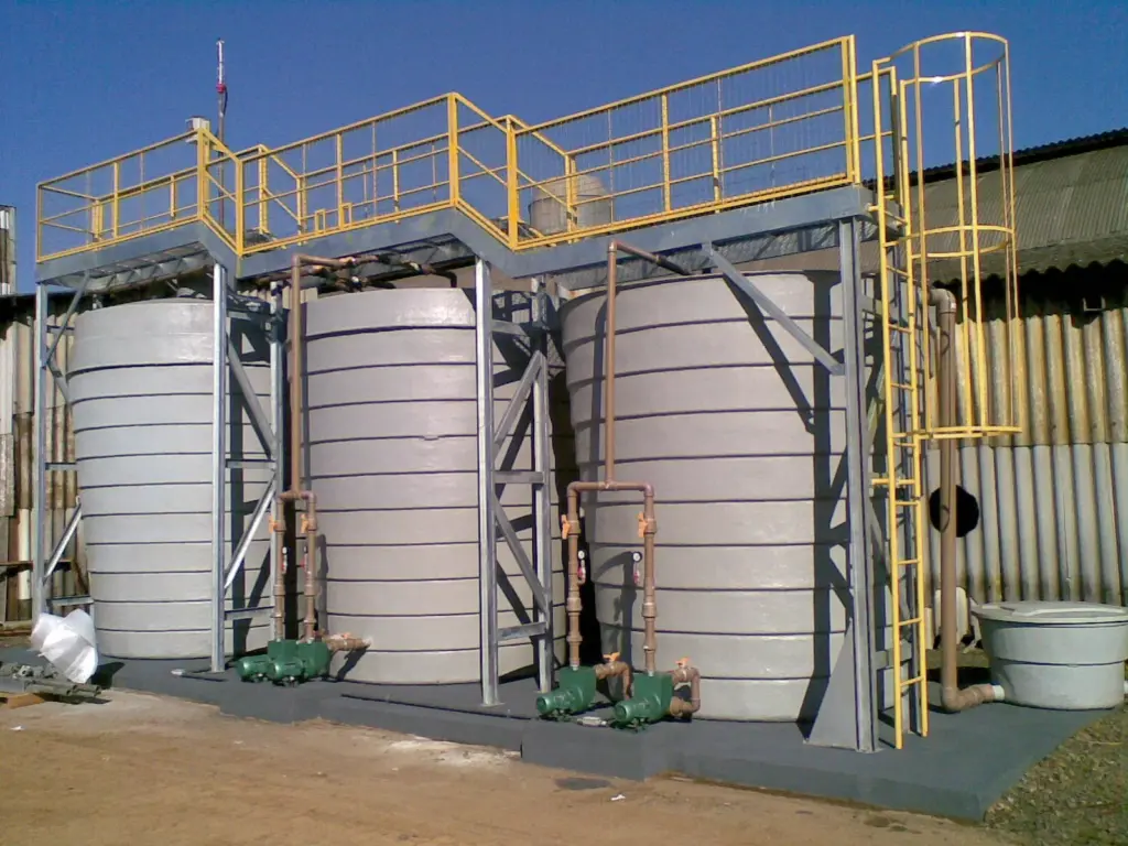 Estação compacta de tratamento de efluentes